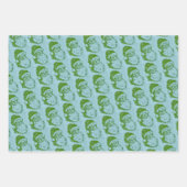 Santa Wrapping Set Inpakpapier Vel (Voorkant)