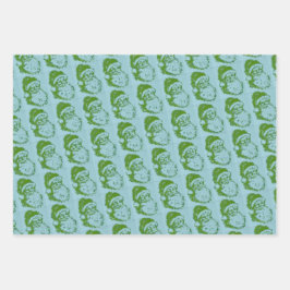  Santa Wrapping Set Inpakpapier Vel