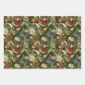 Santa Wrapping Sheets Inpakpapier Vel (Voorkant 2)