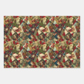 Santa Wrapping Sheets Inpakpapier Vel (Voorkant 3)