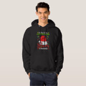 Santa Xmas Be Nice To The Licensed Practical Nurse Hoodie (Voorkant volledig)