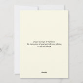 Santa & Xmas Tree gepersonaliseerd Feestdagenkaart (Achterkant)