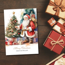  Santa & Xmas Tree gepersonaliseerd