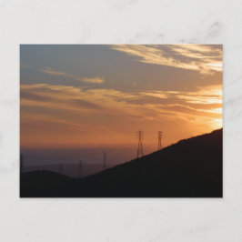 Santa Ynez Mountain Sunset Briefkaart