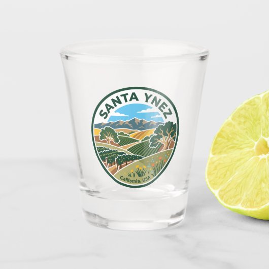 Santa Ynez VS Shot Glas (Voorkant)