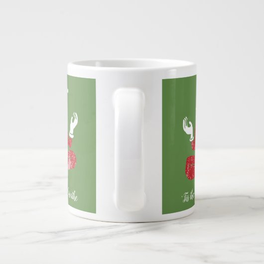 Santa Yoga | Mug géant (Dos)