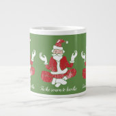 Santa Yoga | Mug géant (Devant)
