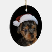 Santa Yorkie Ornament (Rechts)