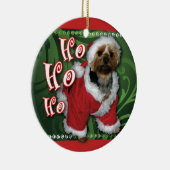 Santa Yorkie Ornament (Rechts)
