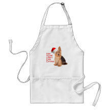 Santa Yorkie Schort