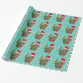 Santa Yorky Cadeaupapier (Uitgerold)