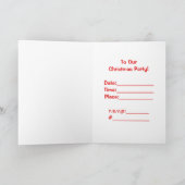 Santa zegt dat je uitgenodigd bent (Binnen)