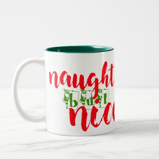 santa zegt stout maar mooi ontwerp voor mok tijden (Links)