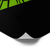 Santa Zen Yoga-feestdag Poster (Hoek)