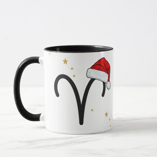 Santa Zodiac Aries Mug (Gauche)
