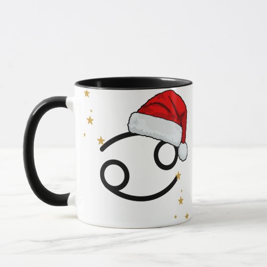 Santa Zodiac Cancer Mug (Gauche)