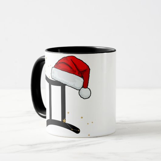 Santa Zodiac Gemini Mug (Devant gauche)