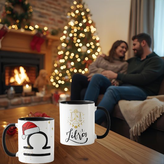 Santa Zodiac Libra Mug