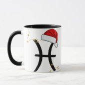 Santa Zodiac Pisces Mug (Gauche)