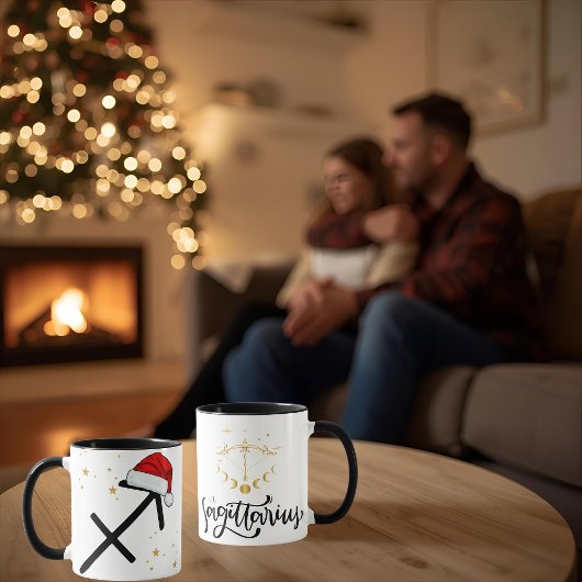 Santa Zodiac Sagittarius Mug Mok