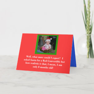 Santababy Feestdagen Kaart