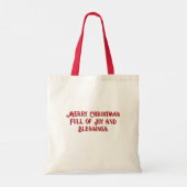 santaclau tote bag (Achterkant)