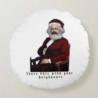 SantaKarl MarXmas Rond Kussen