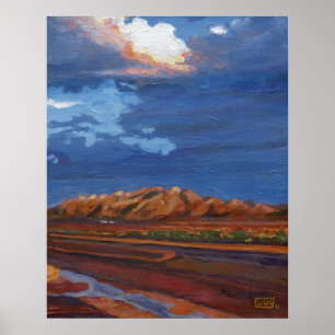 Santan Sunset Poster