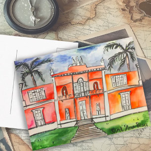 Sant'Ana Palace Azoren Ponta Delgalda São Miguel Briefkaart