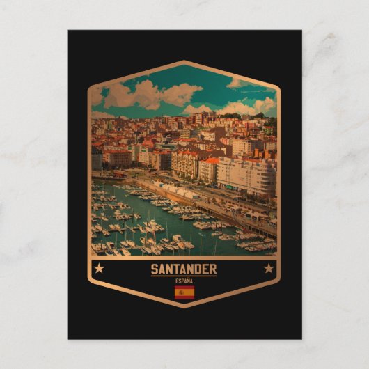 Santander Briefkaart (Voorkant)