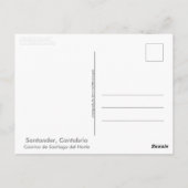 Santander, Cantabrië (Spanje) Briefkaart (Achterkant)