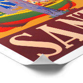 Santander Spanje vintage Poster (Hoek)