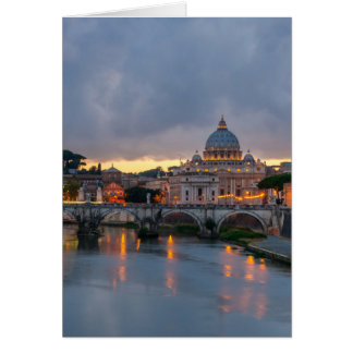 Sant'Angelo brug Saint Peter Basilica Rome Italië