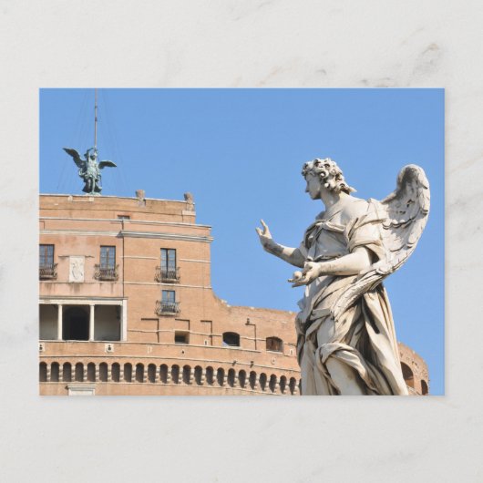 Sant'Angelo Castle in Rome, Italië Briefkaart (Voorkant)