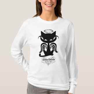 santapelucia Dames AA Hoody, lange hoes gemonteerd T-shirt