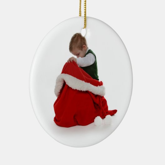 Santa's Bag Keramisch Ornament (Rechts)