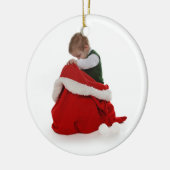 Santa's Bag Keramisch Ornament (Links)