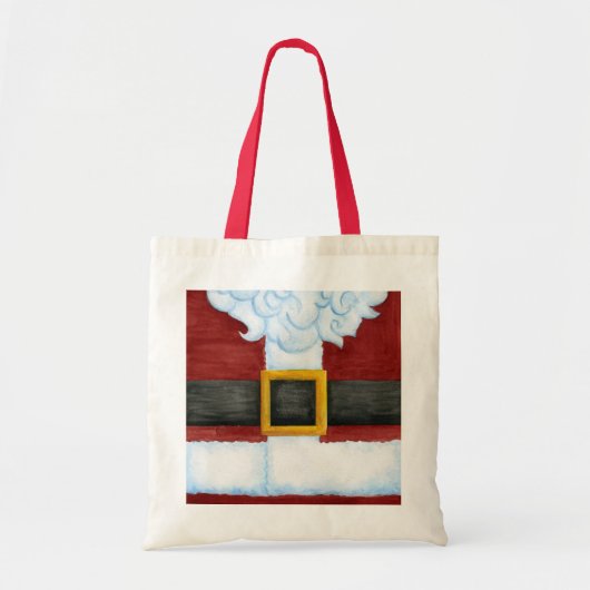 Santa's Belly Bag Tote Bag (Voorkant)