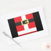 Santas Belt Rechthoekige Sticker (Envelop)