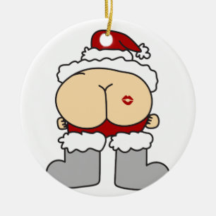 Santas Butt Keramisch Ornament