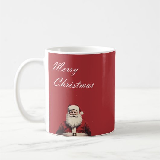 Santa's Cheerful Greetings Mug Koffiemok (Links)