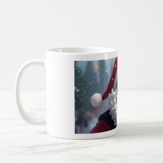 Santa's Cheerful Smile - Feestelijke kerst Mok