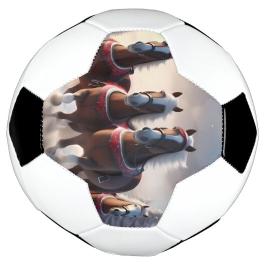 Santas Chevaux de Neige de Noël, (Tourné)