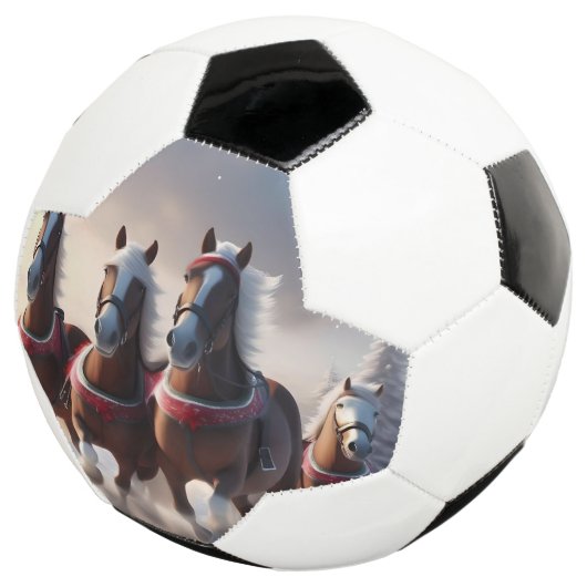 Santas Chevaux de Neige de Noël, (3/4)