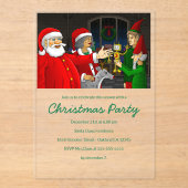 Santa's Christmas Party Invitation (Recto)