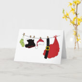 Santas Clothing Kaart (Gele Bloem)