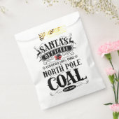 Santa's Coal Favor Bags Bedankzakje (Gezegeld)