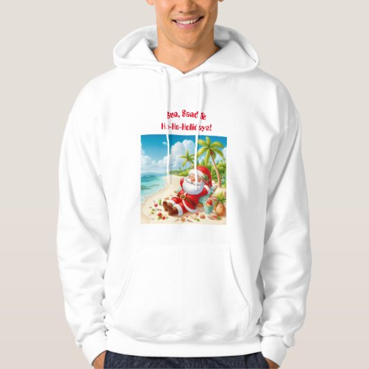 Santa's Coastal Retreat Hoodie (Voorkant)