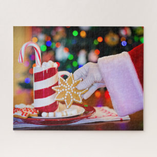 Santa's Cookies Christmas Jigsaw Puzzle