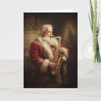 Santa's Cool Yule Feestdagen Kaart